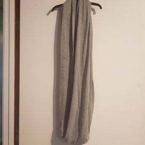 Grey infinity scarf